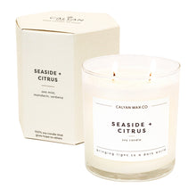 Load image into Gallery viewer, Seaside + Citrus Soy Candle