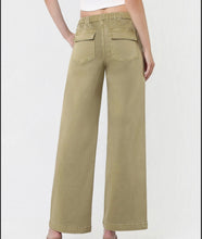 Load image into Gallery viewer, High Rise Drawstring Wide Jeans