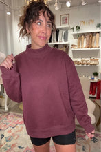 Load image into Gallery viewer, Mock Neck Sweatshirt