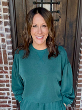 Load image into Gallery viewer, Pleated Crew Neck Top