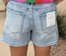 Load image into Gallery viewer, High Rise Denim Shorts