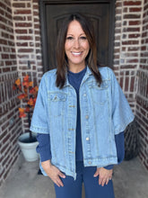 Load image into Gallery viewer, Mineral Wash Denim Jacket