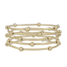 Load image into Gallery viewer, Set of 5 Piping & Beaded Bracelets