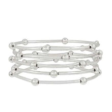Load image into Gallery viewer, Set of 5 Piping & Beaded Bracelets