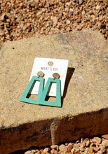 Load image into Gallery viewer, The Wood Trapezoid Earring

