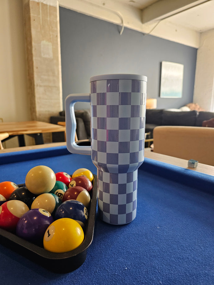 CHECKERED TUMBLER