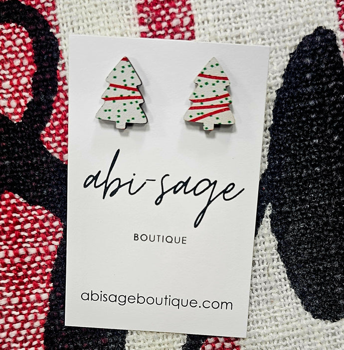 CHRISTMAS TREE STUD-SNACK CAKE