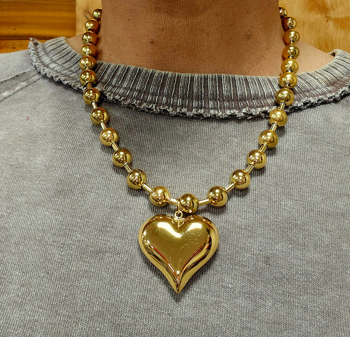 Bubble Heart Necklace