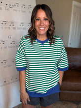 Load image into Gallery viewer, Oversized Striped Top
