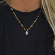 Load image into Gallery viewer, Gold + Diamond Pendant Necklace
