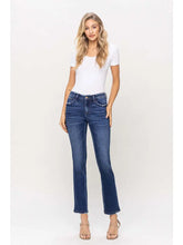 Load image into Gallery viewer, Mid Rise Ankle Straight Jeans
