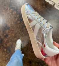 Load image into Gallery viewer, Corkys Silver Metallic Sneakers
