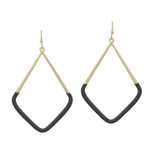 Load image into Gallery viewer, Gold Geometric Triangle Earring
