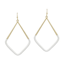 Load image into Gallery viewer, Gold Geometric Triangle Earring
