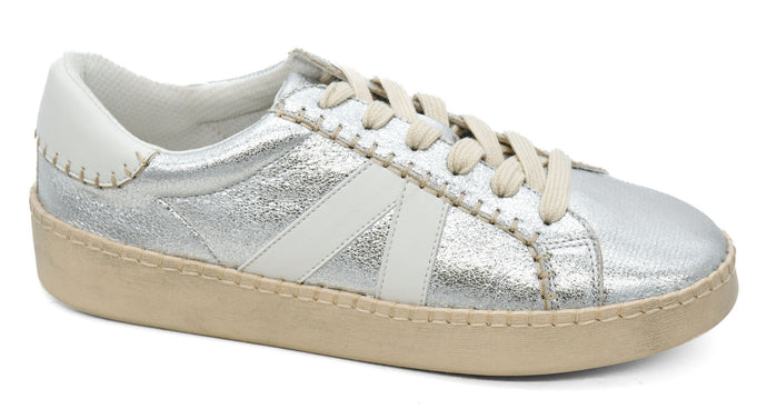 Corkys Silver Metallic Sneakers