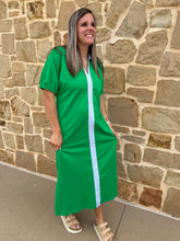Load image into Gallery viewer, Kelly Green Pocket Dress
