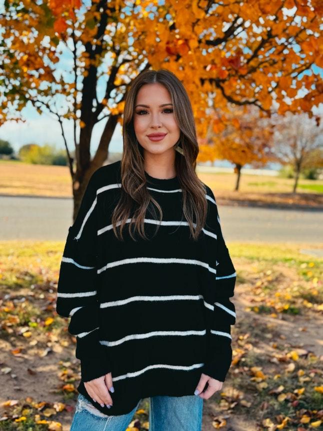 Black & White Sweater