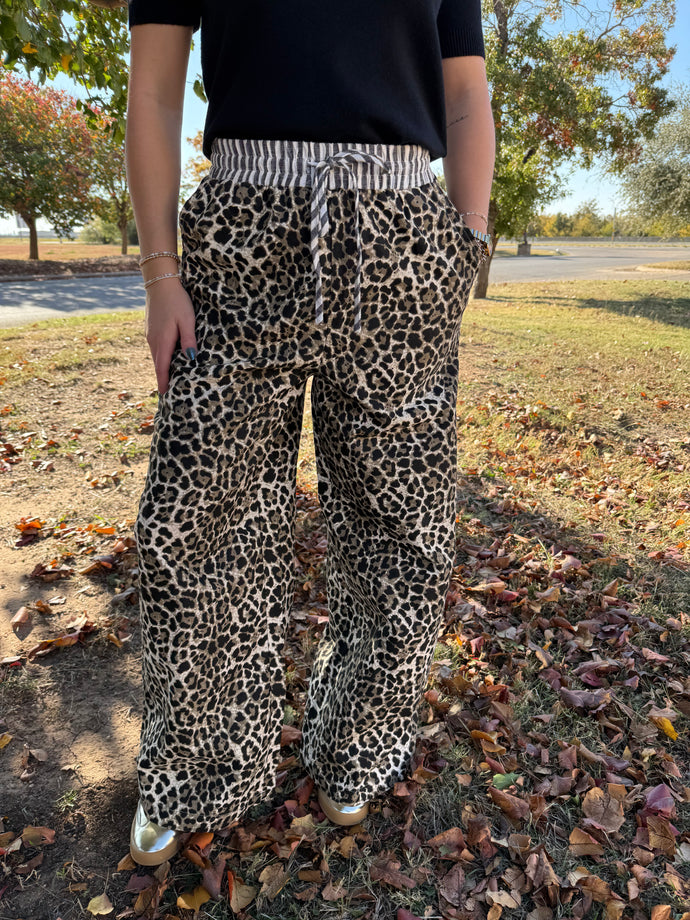 The Taupe Leopard Pants