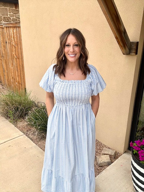 The Checkered Long Dress