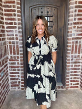 Load image into Gallery viewer, The Black Floral Dress
