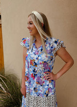 Load image into Gallery viewer, LT. BLUE MIX DRESS
