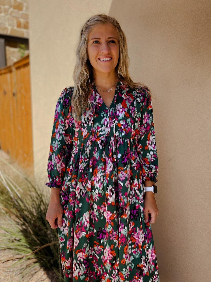 THE HUNTER GREEN DRESS
