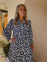 Load image into Gallery viewer, THE GEO MIDI DRESS

