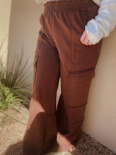 Load image into Gallery viewer, STONE WASH WIDE LEG PANT
