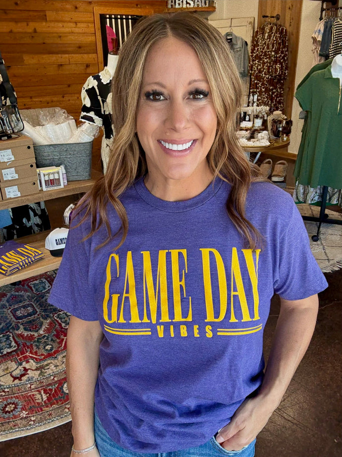 Purple & Gold Game Day Tee