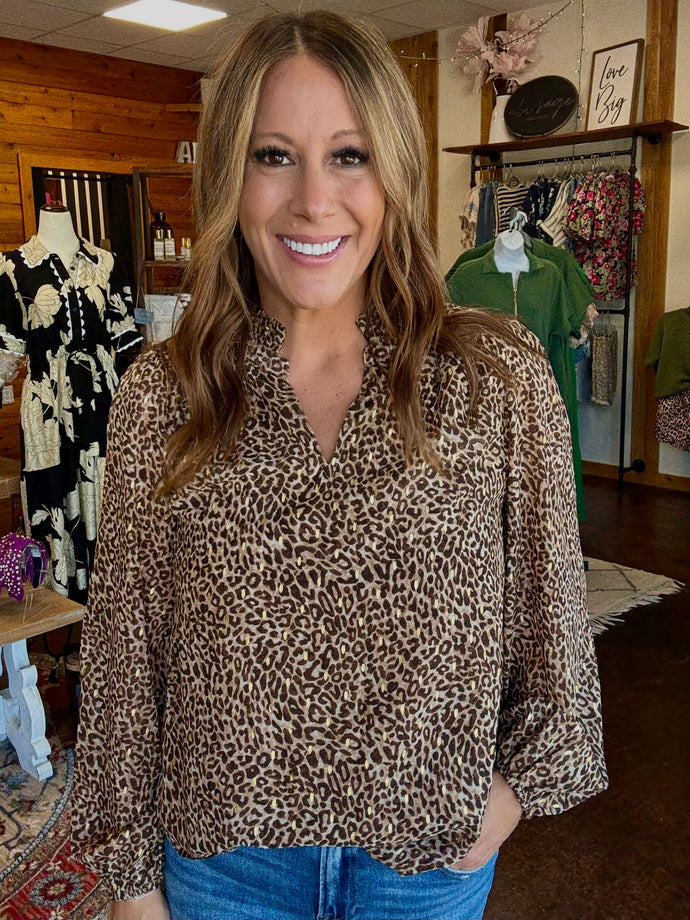 LEOPARD PRINT TOP