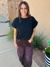 Load image into Gallery viewer, CORDUROY BARREL PANTS
