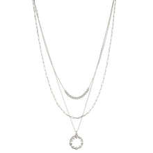 Load image into Gallery viewer, RHINESTON CIRCLE NECKLACE
