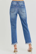 Load image into Gallery viewer, High Rise Crop Girlfriend Jeans
