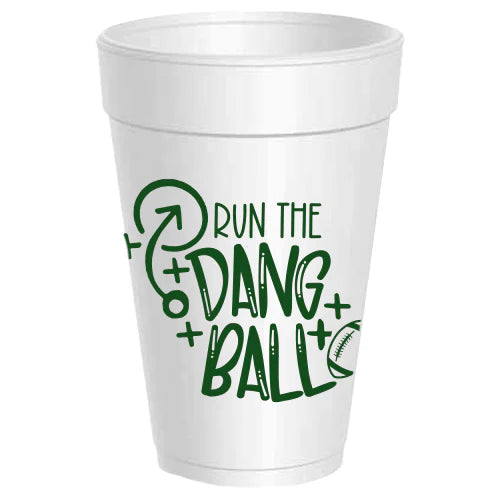 Football Run the Dang Ball Cups