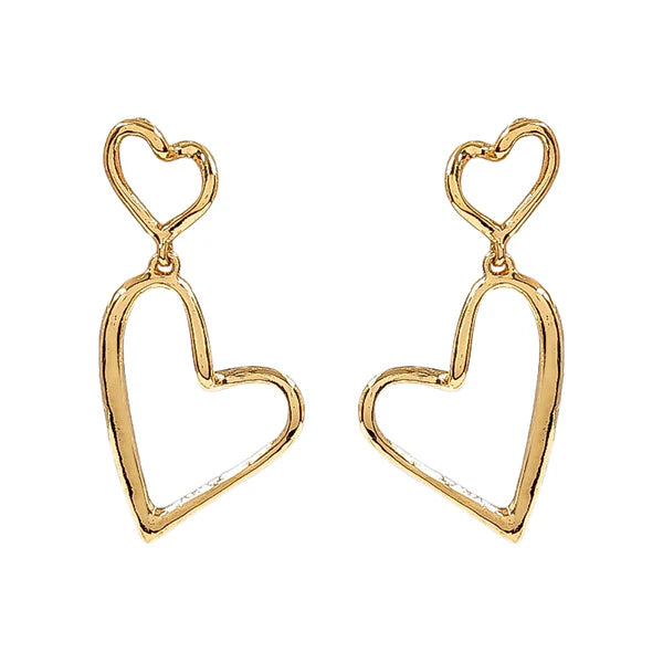 Double Heart Earrings