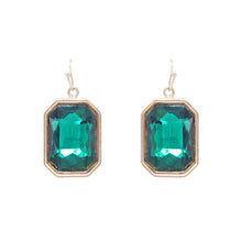 Load image into Gallery viewer, Christmas Rectangle Drop Earrings

