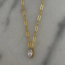Load image into Gallery viewer, Gold + Diamond Pendant Necklace
