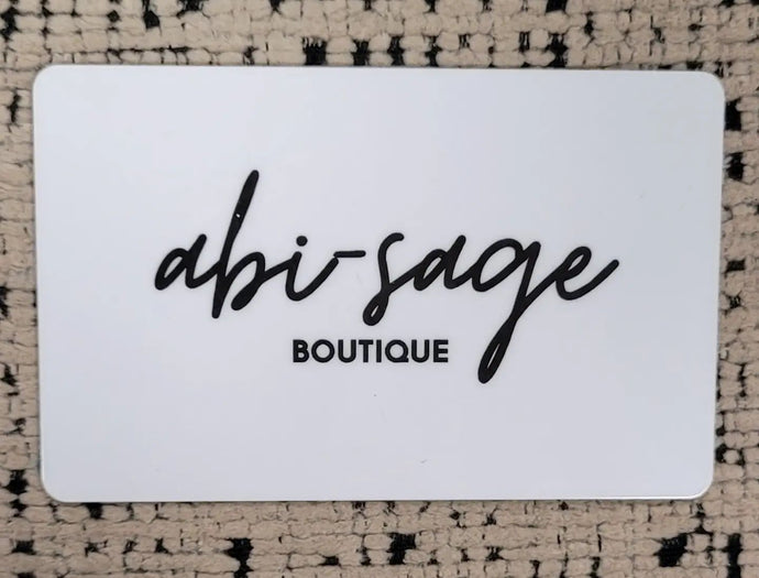 Abi-Sage Gift Card