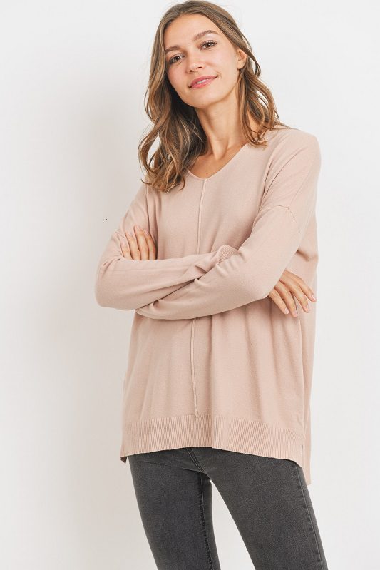 THE TEA V-NECK SWEATER